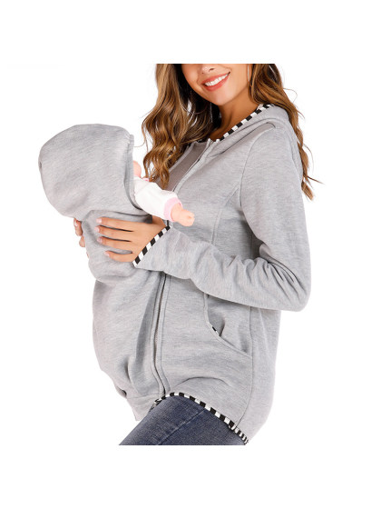 maternity multifunctional kangaroo hoodie